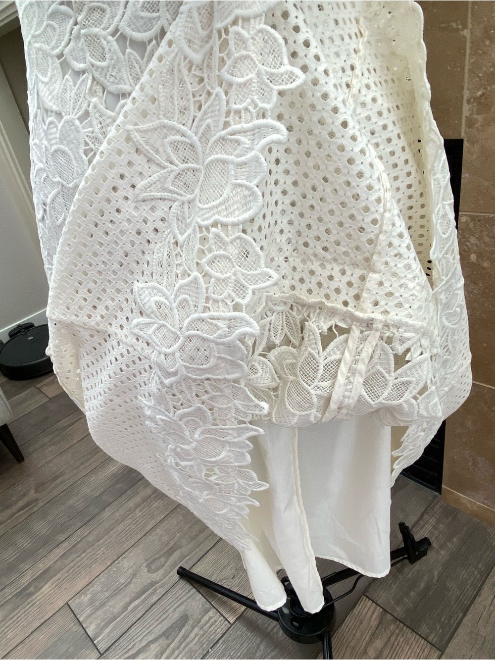 NWT Ann Taylor Cream Bridal Lace Bridal Shower/Graduation Event Dress - Picture 6 of 6